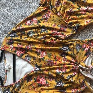 “Lavender Field” Floral Crop Top